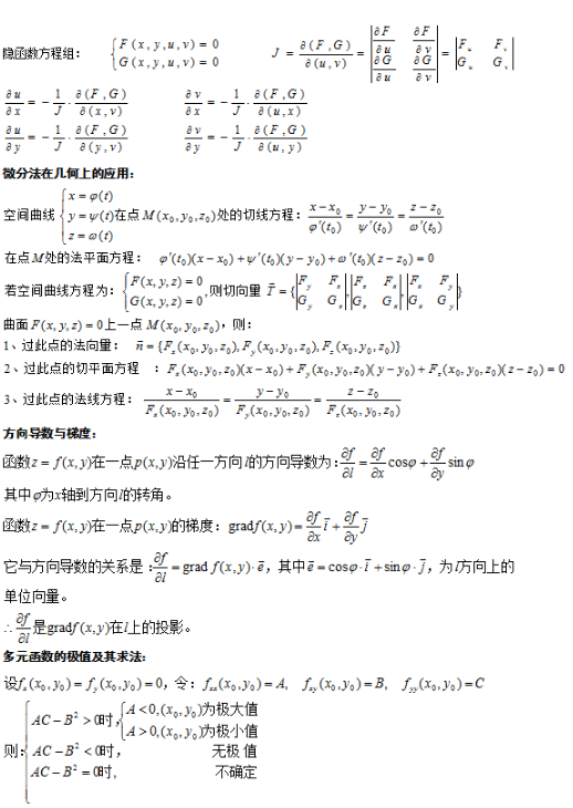 河南成人高考2022年10月专升本高等数学（一）复习：导数公式